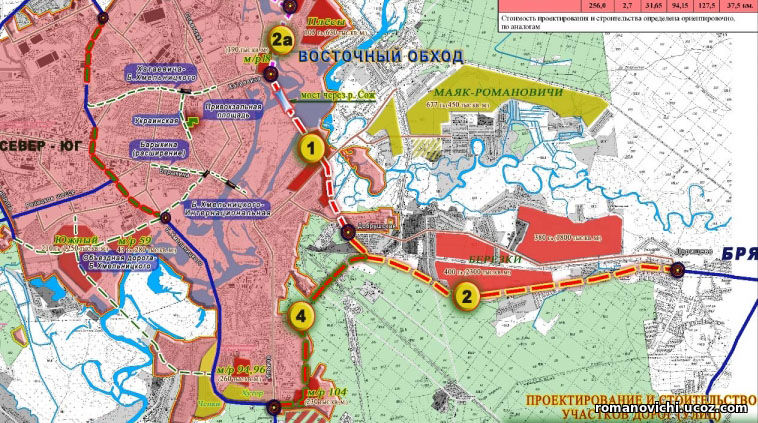 Романовичи гомель карта с номерами участков